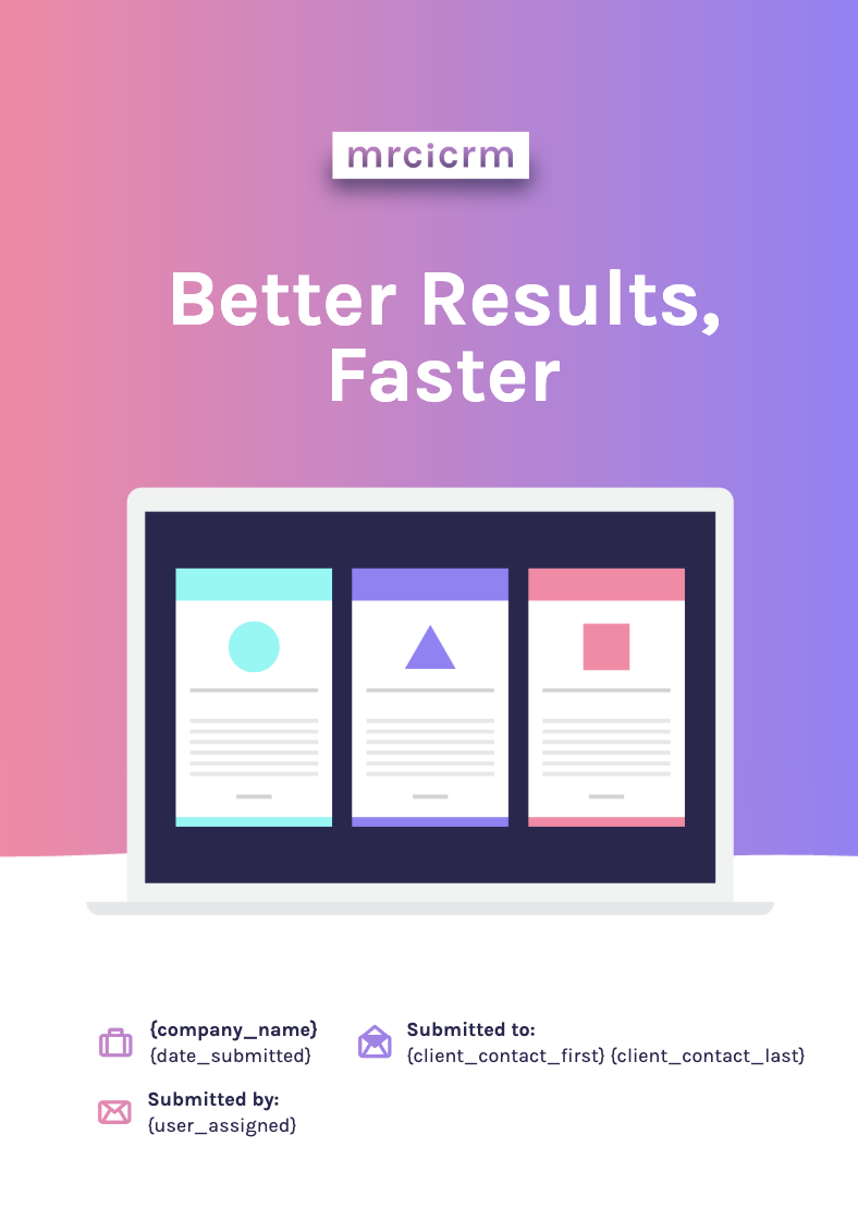 SaaS Proposal Template